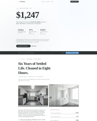 Turnover - Spotless Rental Landing Page Template
