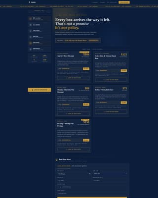 Nomad — Expert Interstate Relocation Landing Page Template