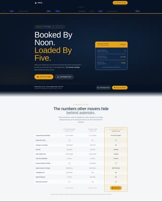 Haul - Emergency Moving Landing Page Template