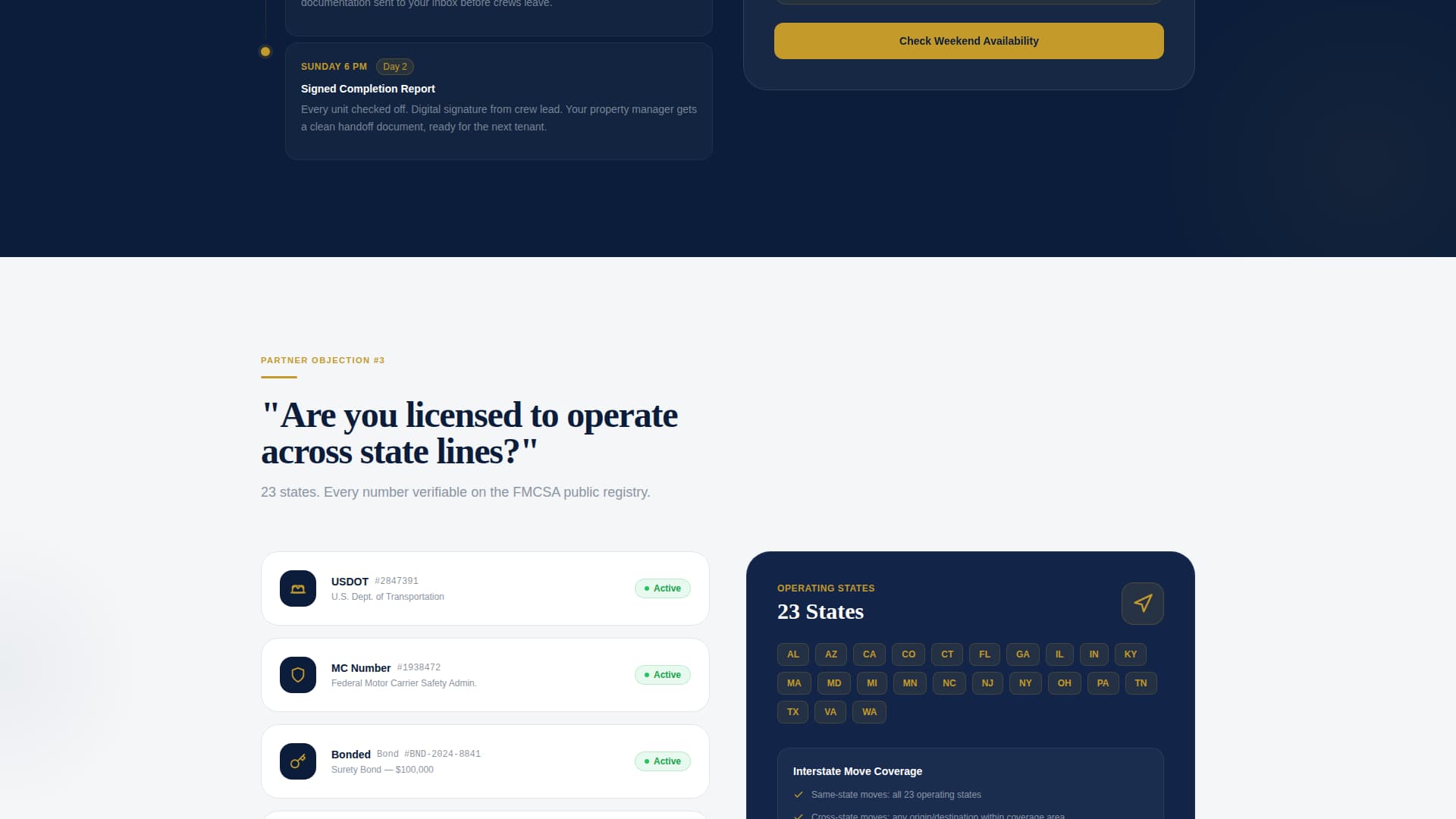 Haul - Authoritative Moving Landing Page Template
