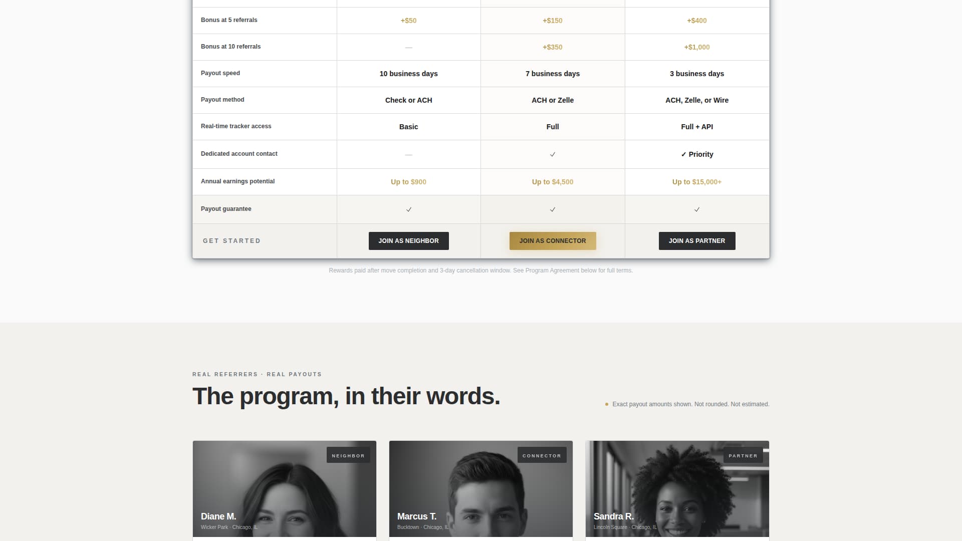 Haul - Proven Referral Landing Page Template