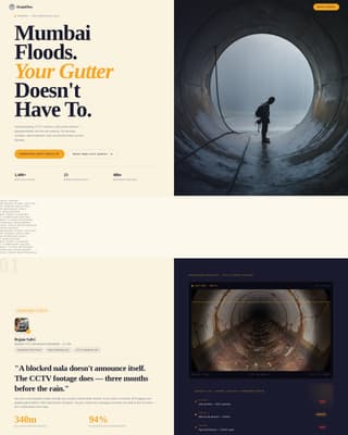 Drainflow - Authoritative Drainage Landing Page Template