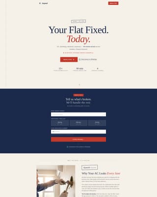 Jugaad - Trusted Handyman Landing Page Template