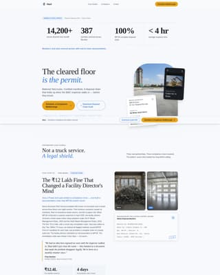Haul - Compliant Junkremoval Landing Page Template