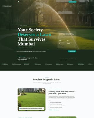 Maidan - Dependable Lawncare Landing Page Template