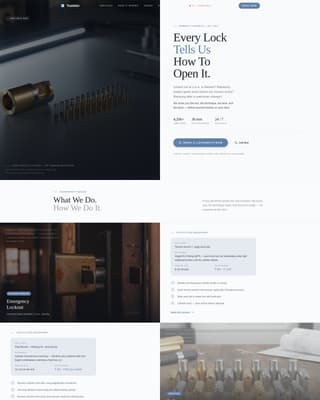 Secure — Expert Commercial Locksmith Landing Page Template