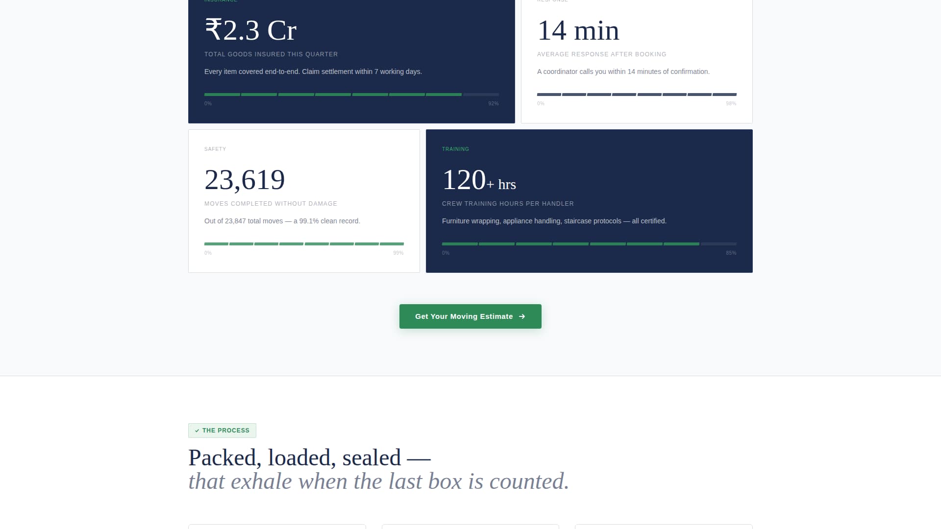 Hamal - Trusted Moving Landing Page Template