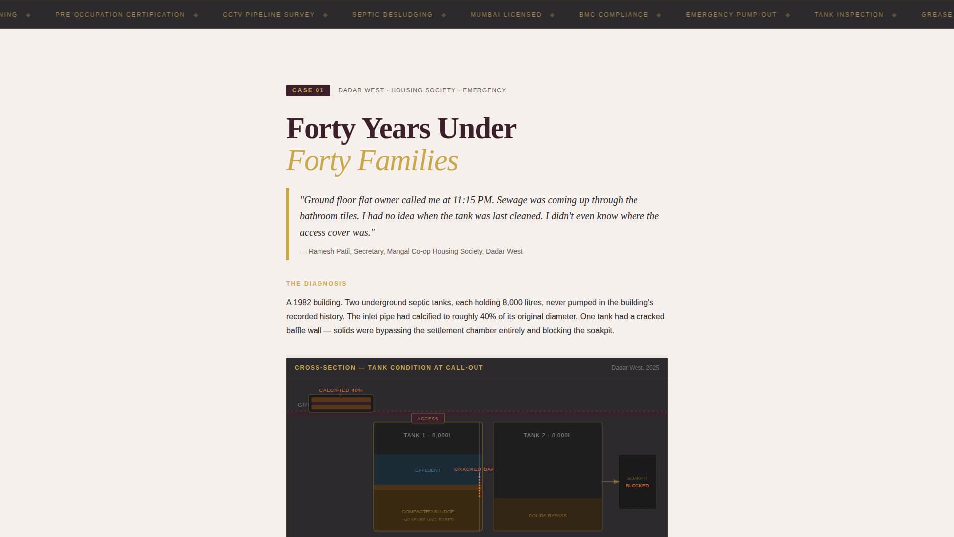 Flow — Certified Septic System Landing Page Template