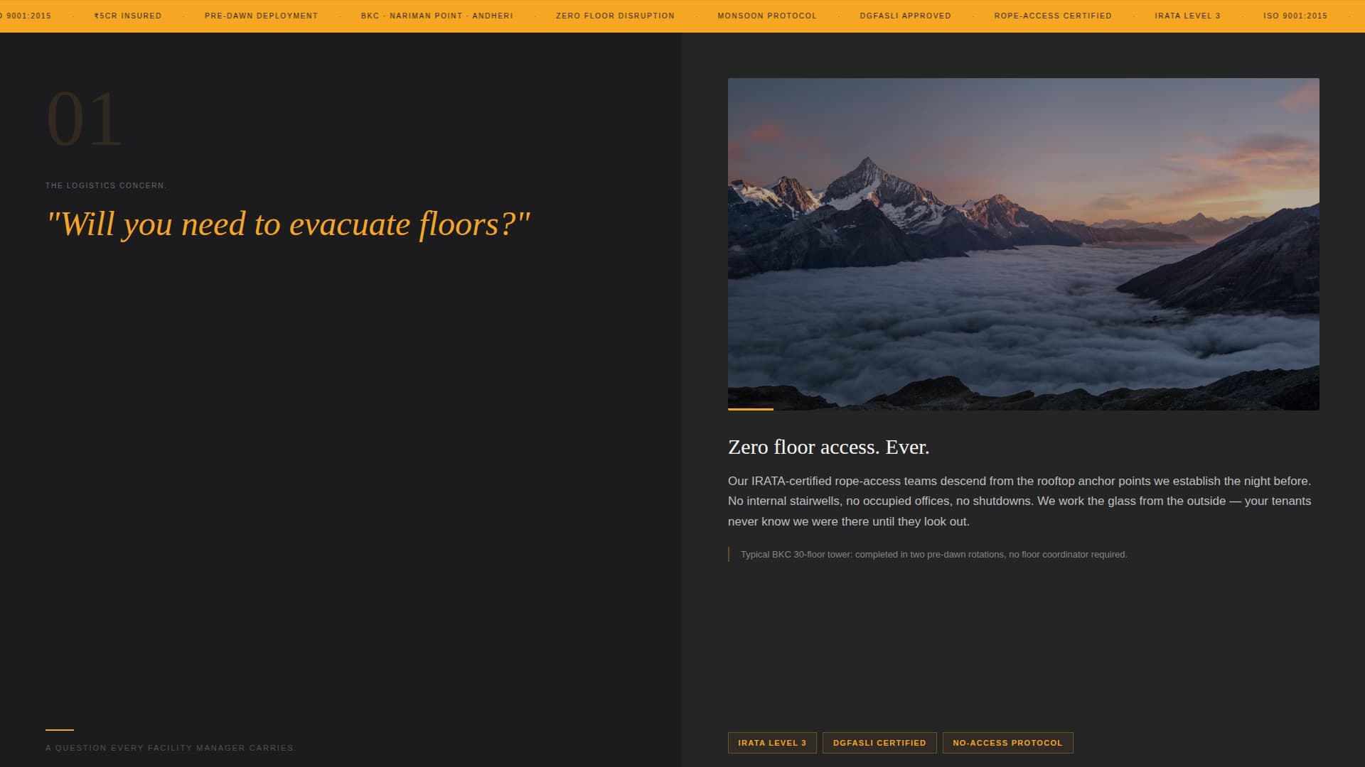 Squeegee - Elite Highrise Landing Page Template