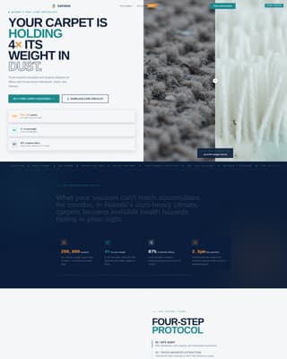 Safisha - Authoritative Carpetcleaning Landing Page Template