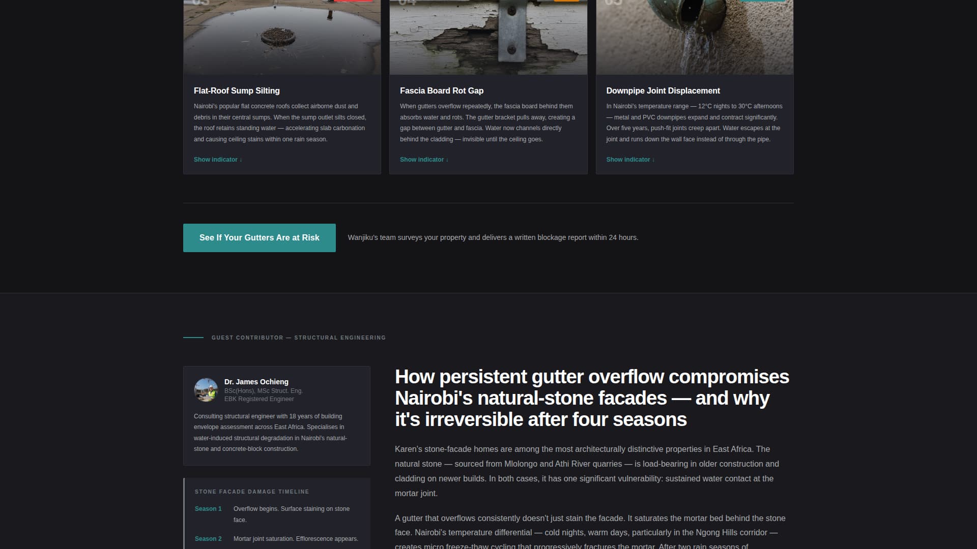 Downpipe - Authoritative Guttercleaning Landing Page Template