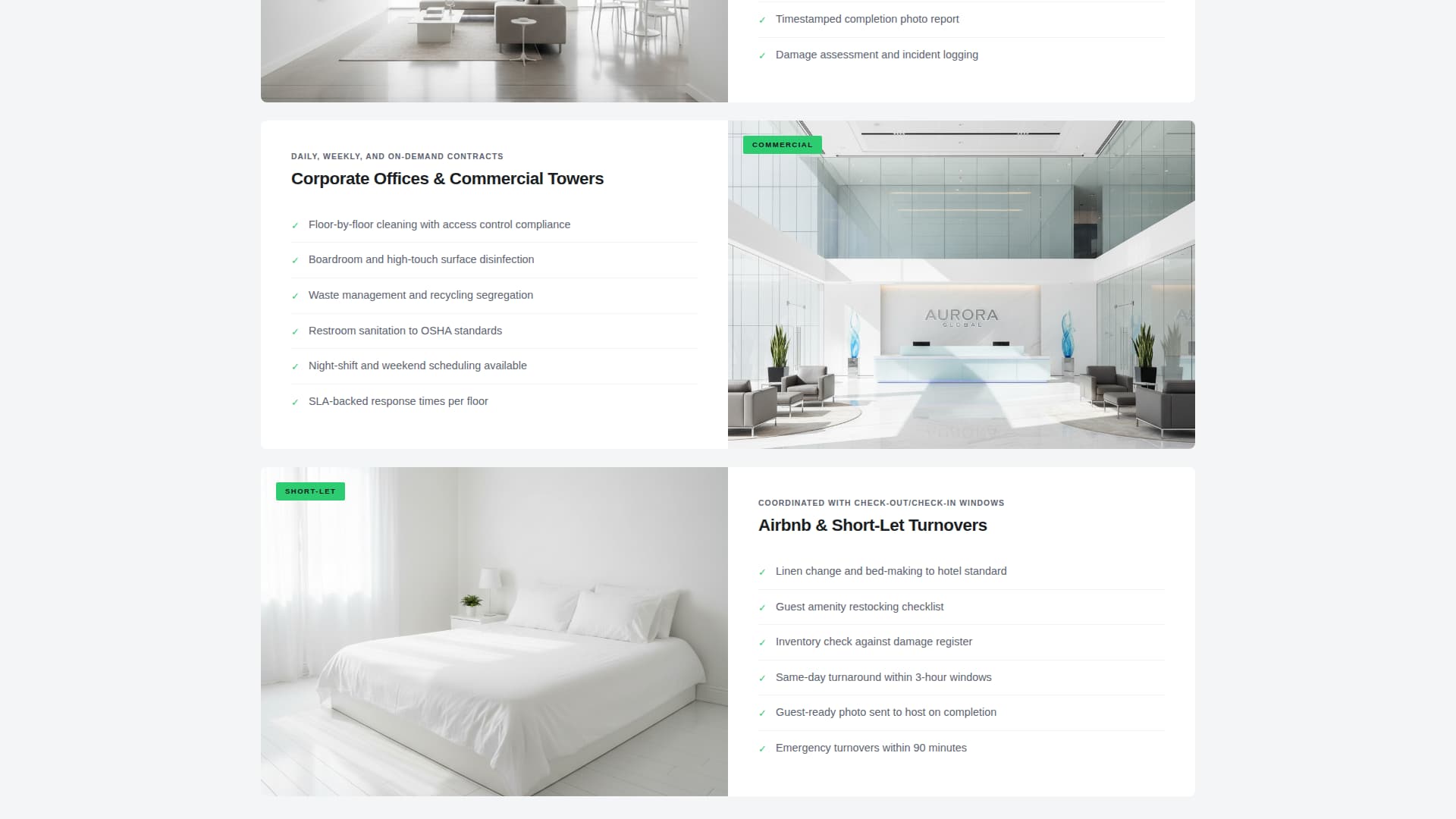 Spotless - Verified Cleaning Landing Page Template