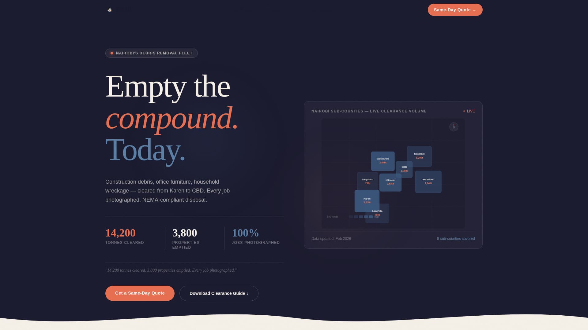 Haul - Proven Junkremoval Landing Page Template