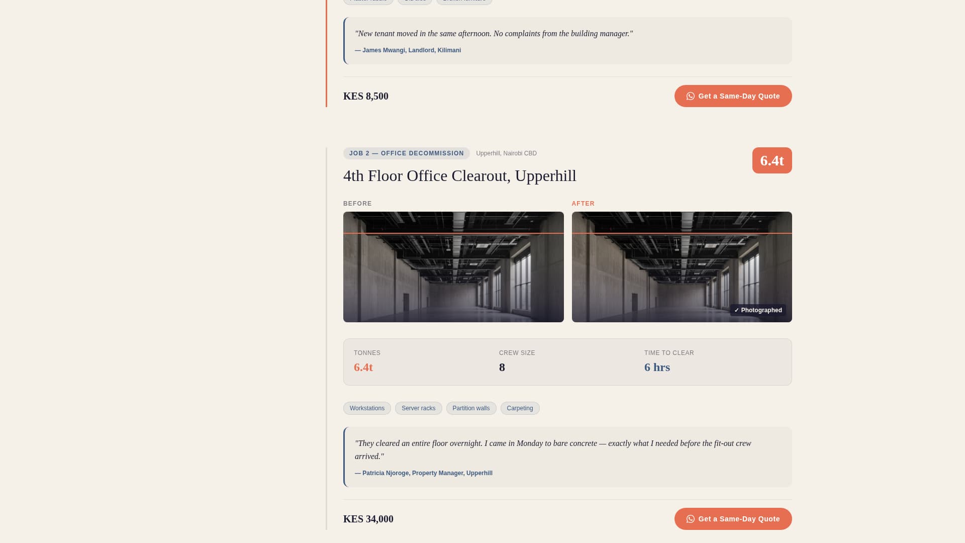 Haul - Proven Junkremoval Landing Page Template