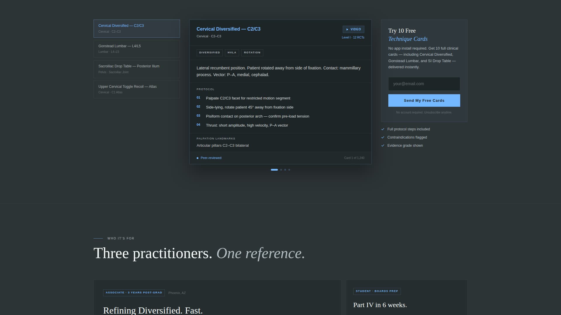 Chiropractic Digital Presence Specialist Careers Website Template