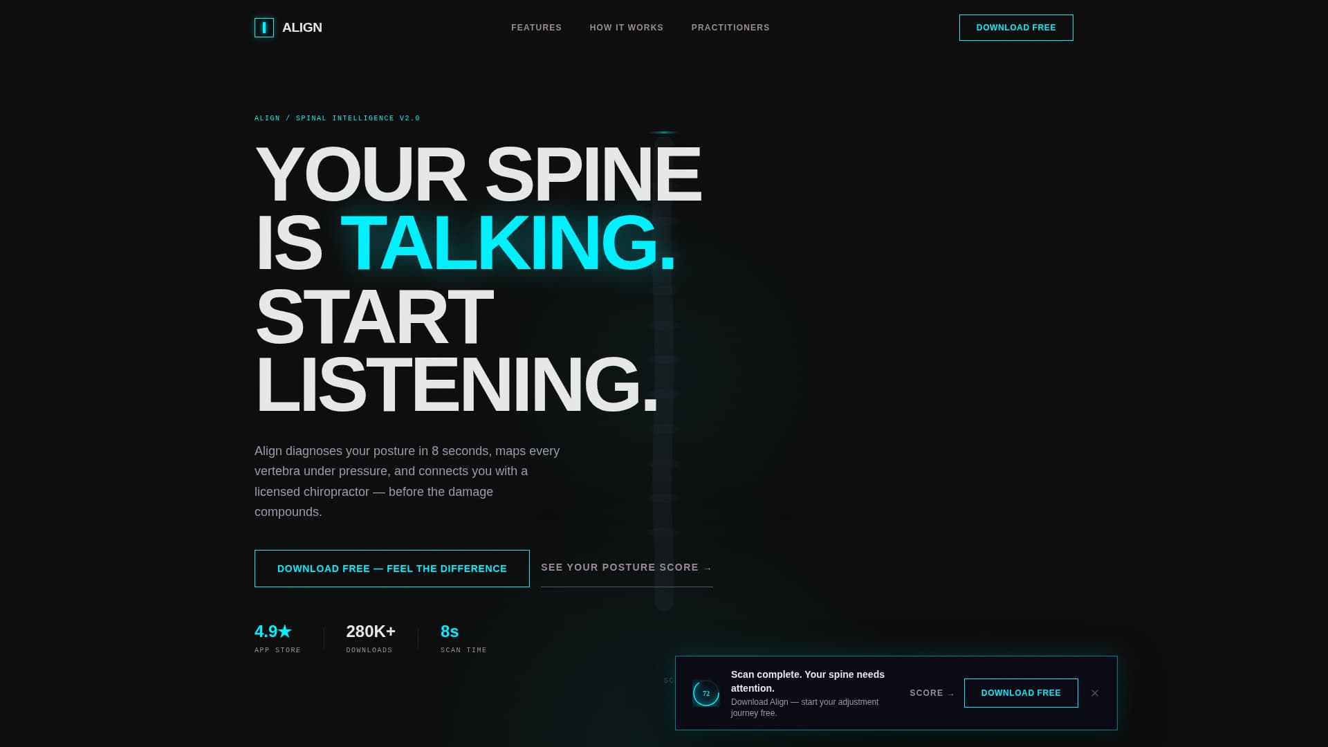 Chiropractic Digital Presence Advanced Careers Website Template