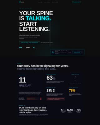 Chiropractic Digital Presence Advanced Careers Website Template