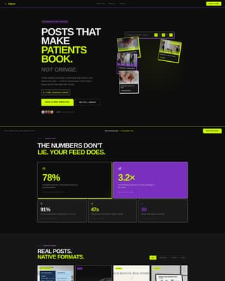 Adjust - Bold Chiropractic Landing Page Template