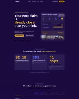 Church & Religious Software Reviews Website Template