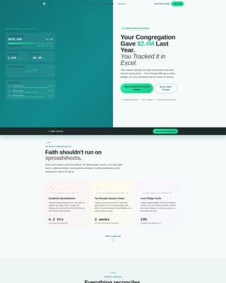 Church & Religious Software Professional Website Template