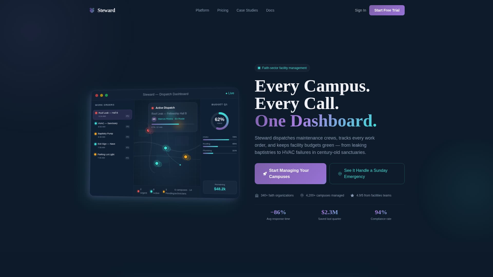 Church & Religious Software Advanced Cost Calculator Website Template