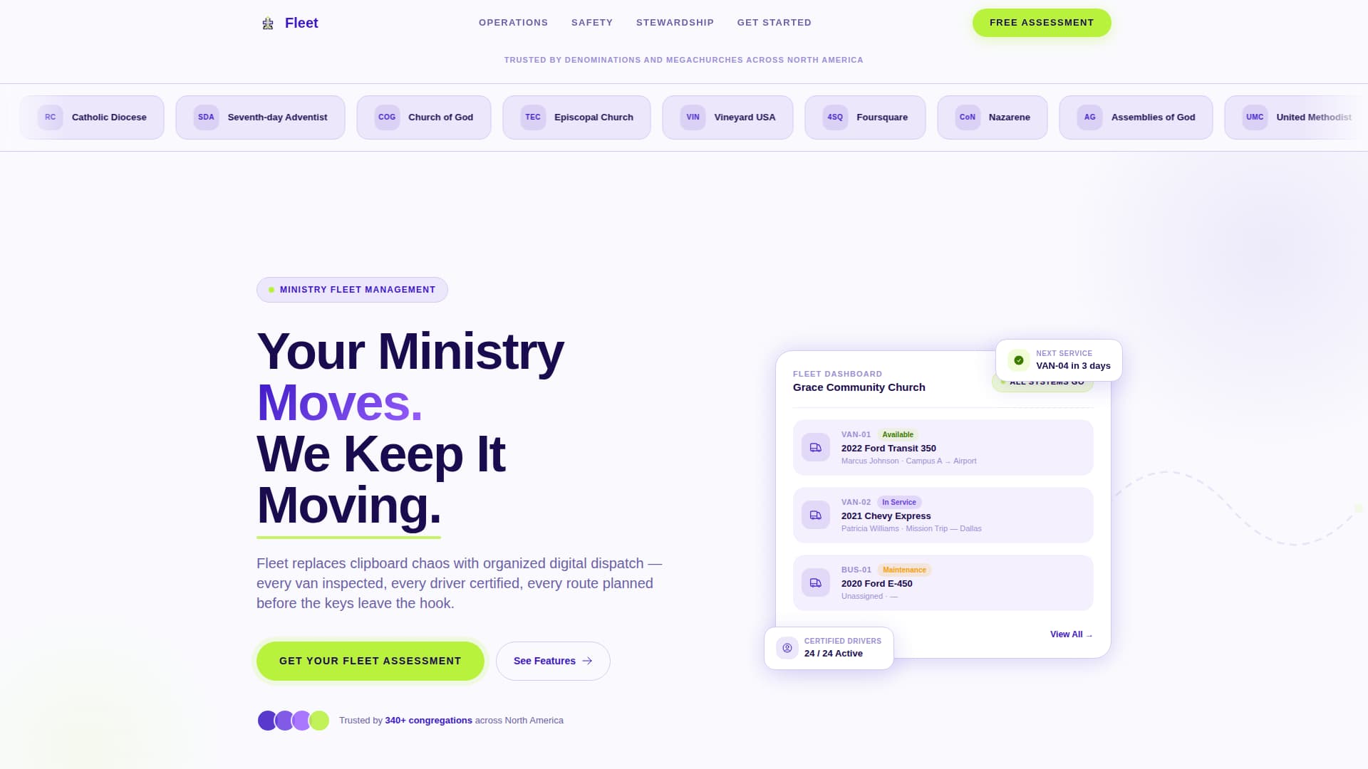 Church & Religious Software Specialist Professional Website Template
