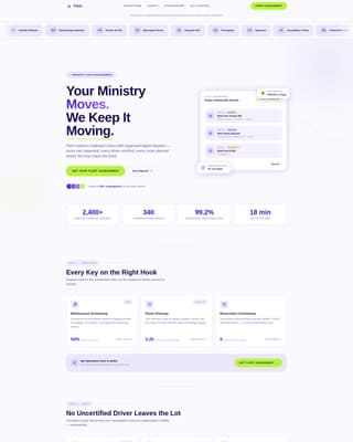 Church & Religious Software Specialist Professional Website Template