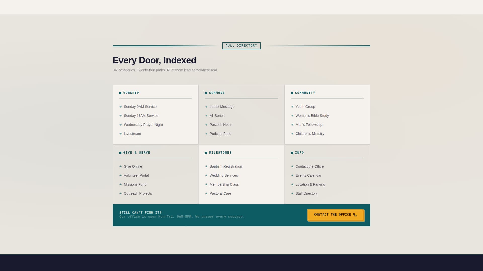 Church & Religious Org 404 Recovery Website Template
