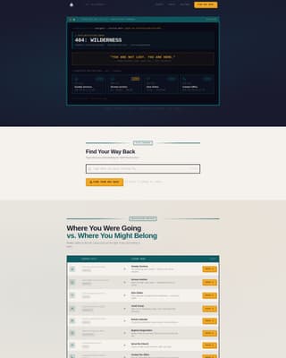 Church & Religious Org 404 Recovery Website Template