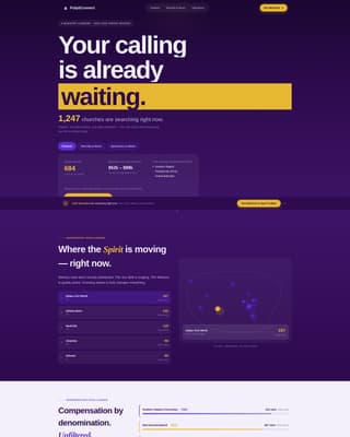 Church & Religious Org Careers Website Template