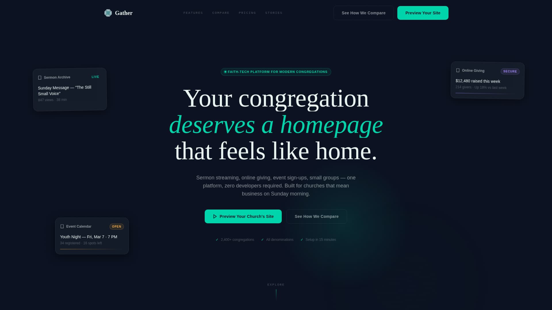 Church & Religious Org Complete Professional Website Template