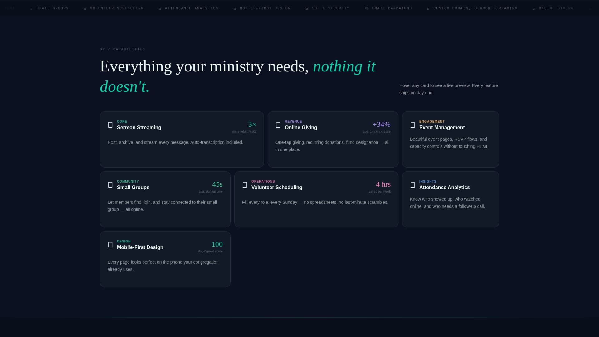 Church & Religious Org Complete Professional Website Template
