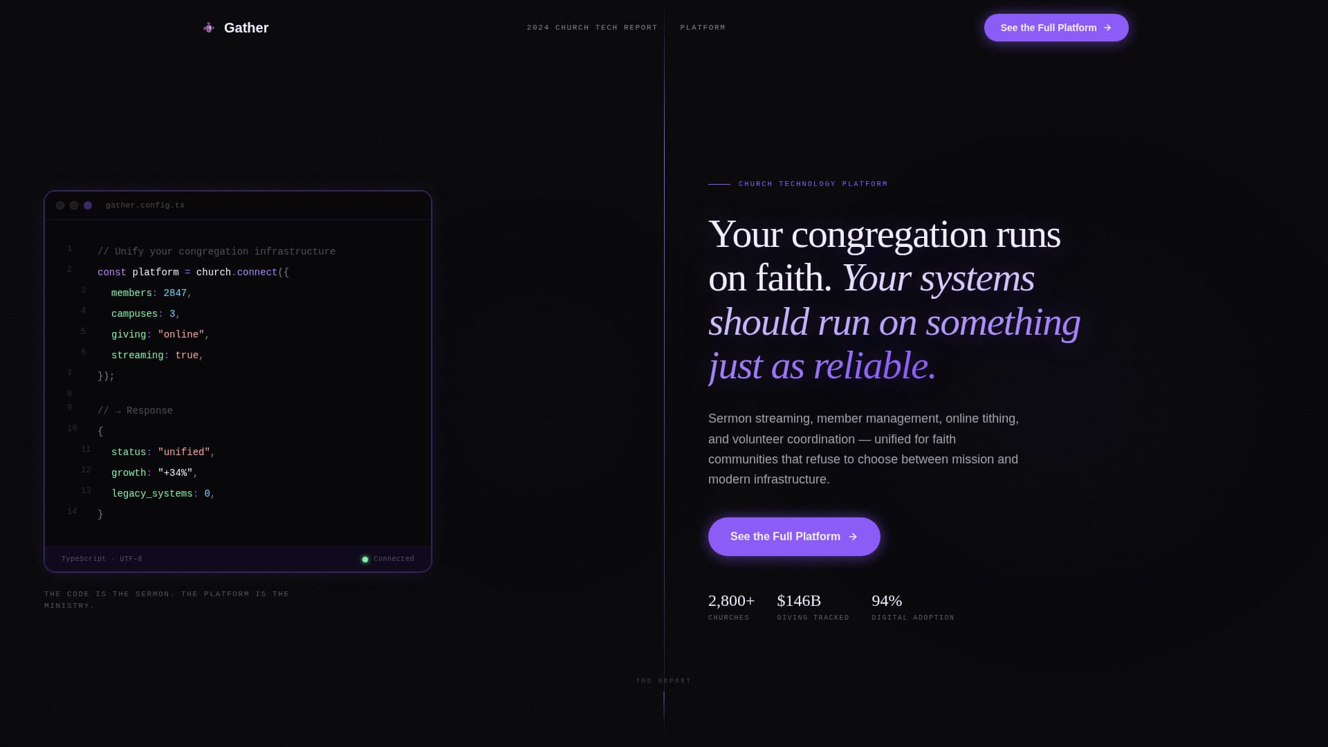 Church & Religious Org Specialist Professional Website Template