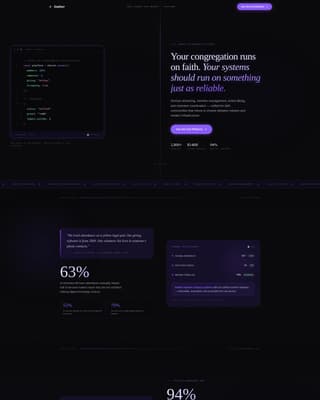 Church & Religious Org Specialist Professional Website Template