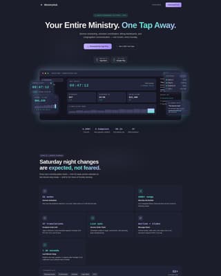 Church & Religious Org Premium Professional Website Template