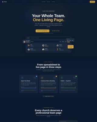 Church & Religious Org Specialist Pricing Website Template