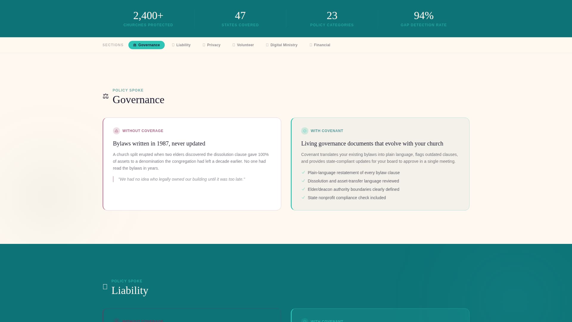Church & Religious Org Cost Calculator Website Template