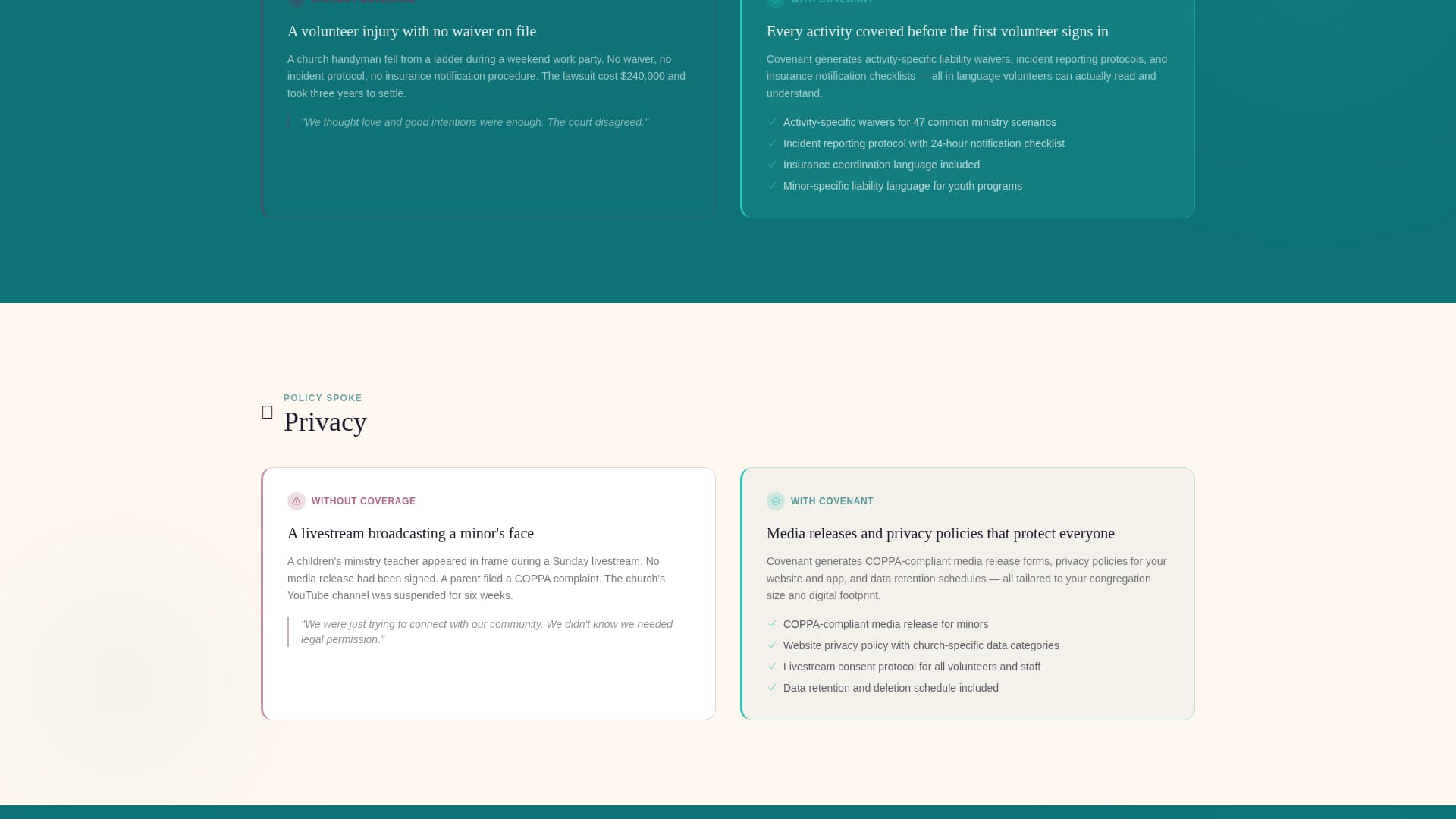 Church & Religious Org Cost Calculator Website Template