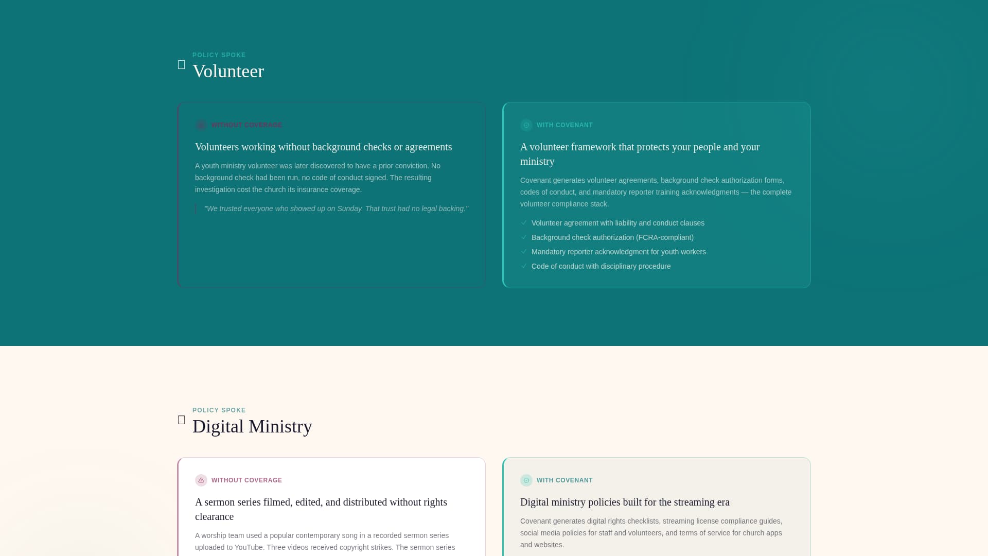 Church & Religious Org Cost Calculator Website Template
