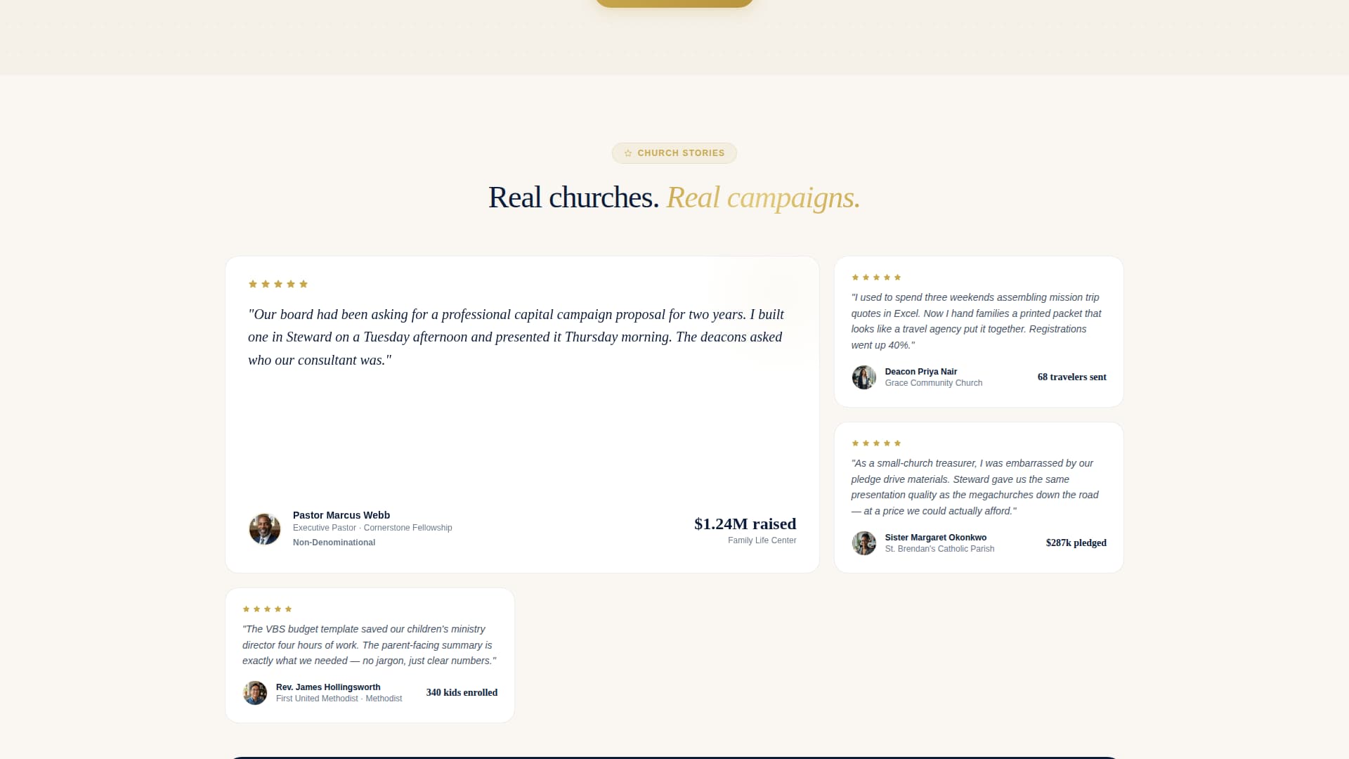 Church & Religious Software Complete Reviews Website Template