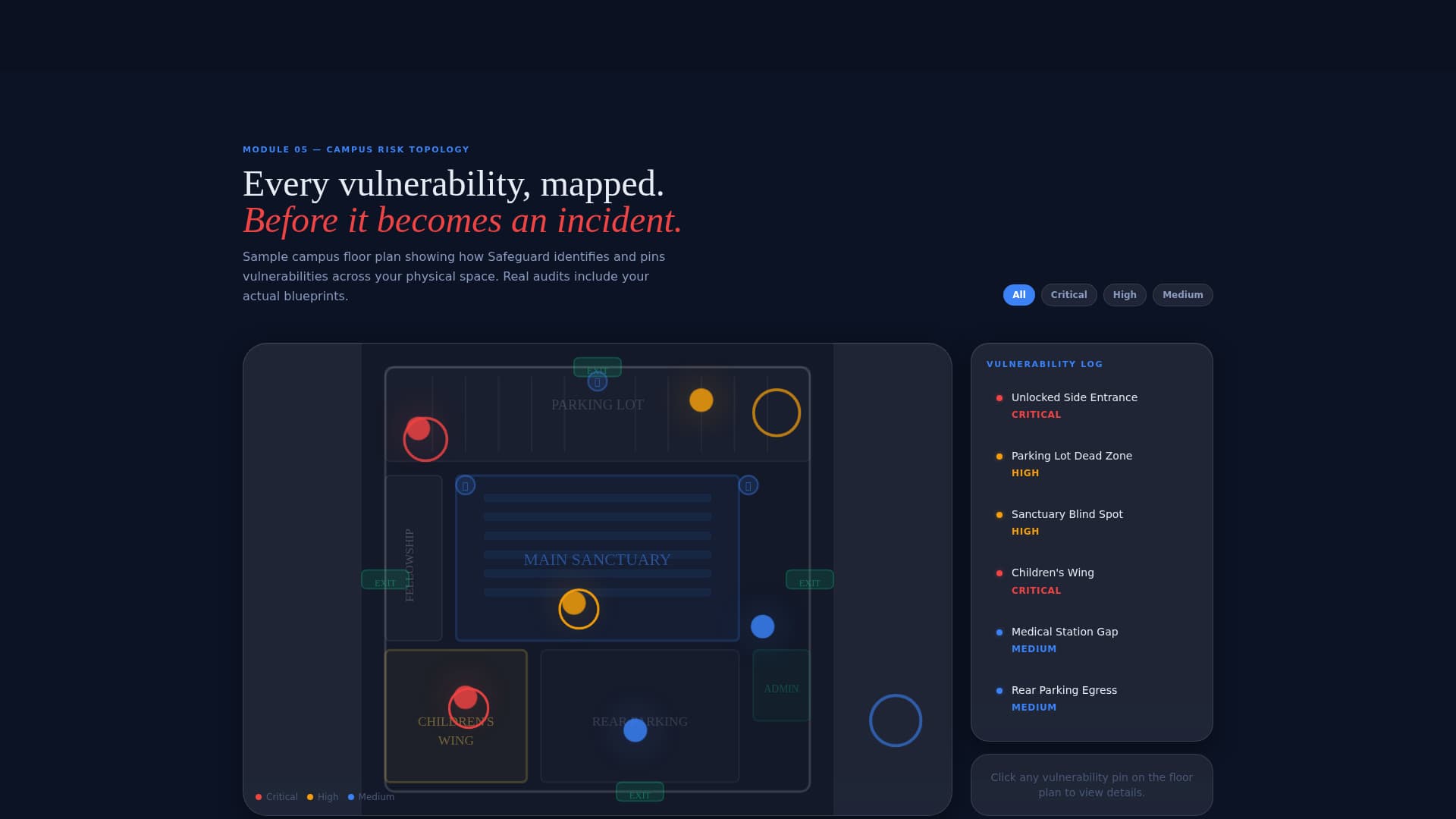 Safeguard - Powerful Church Safety Landing Page Template