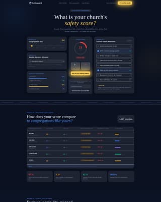 Safeguard - Powerful Church Safety Landing Page Template