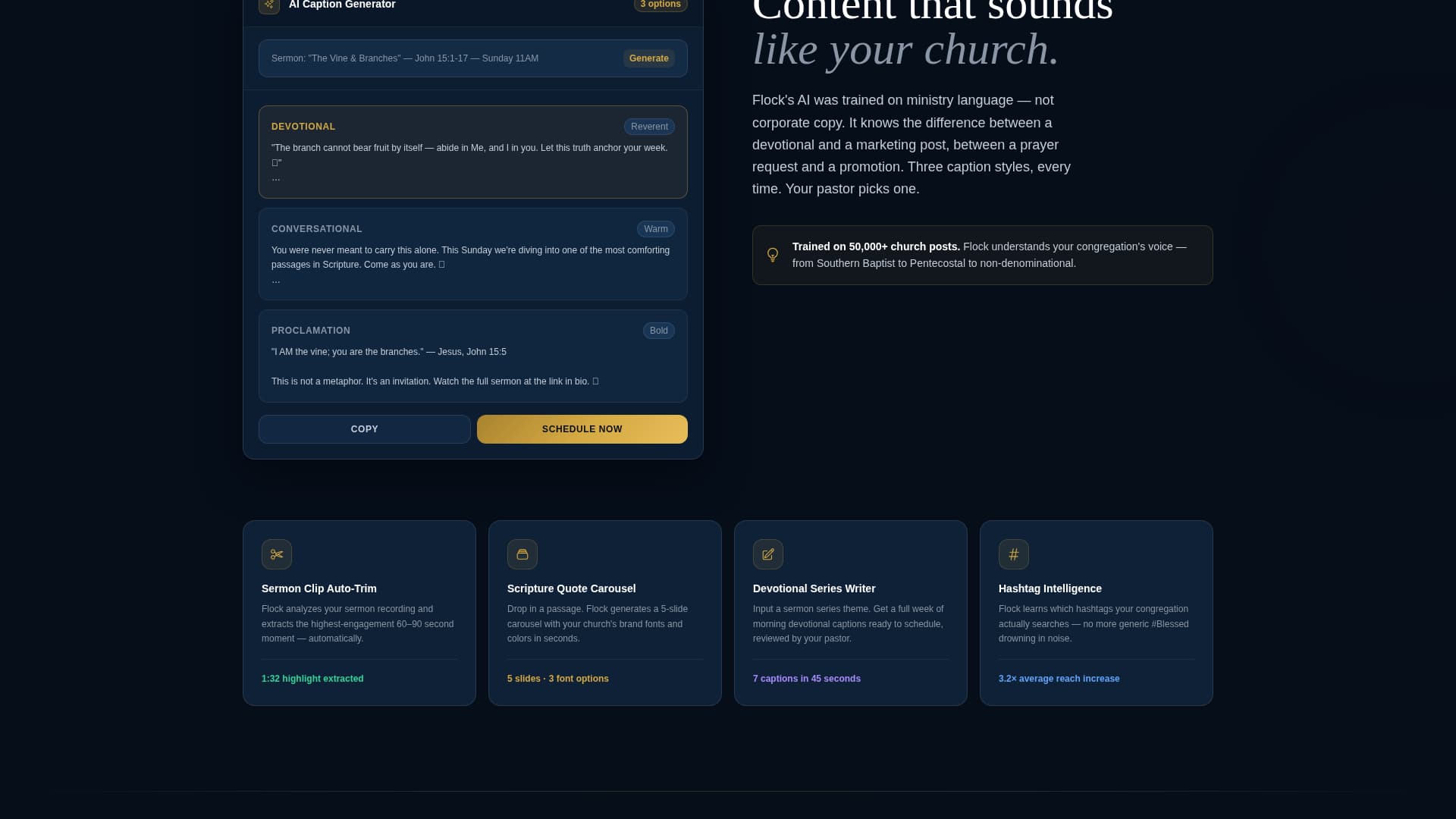 Grace — Vibrant Church Landing Page Template