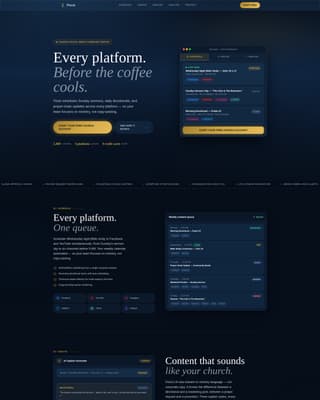 Grace — Vibrant Church Landing Page Template