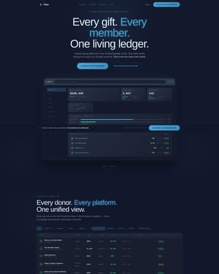 Beacon — Contemporary Worship Landing Page Template