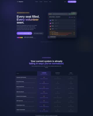 Shepherd - Powerful Church Volunteer Landing Page Template