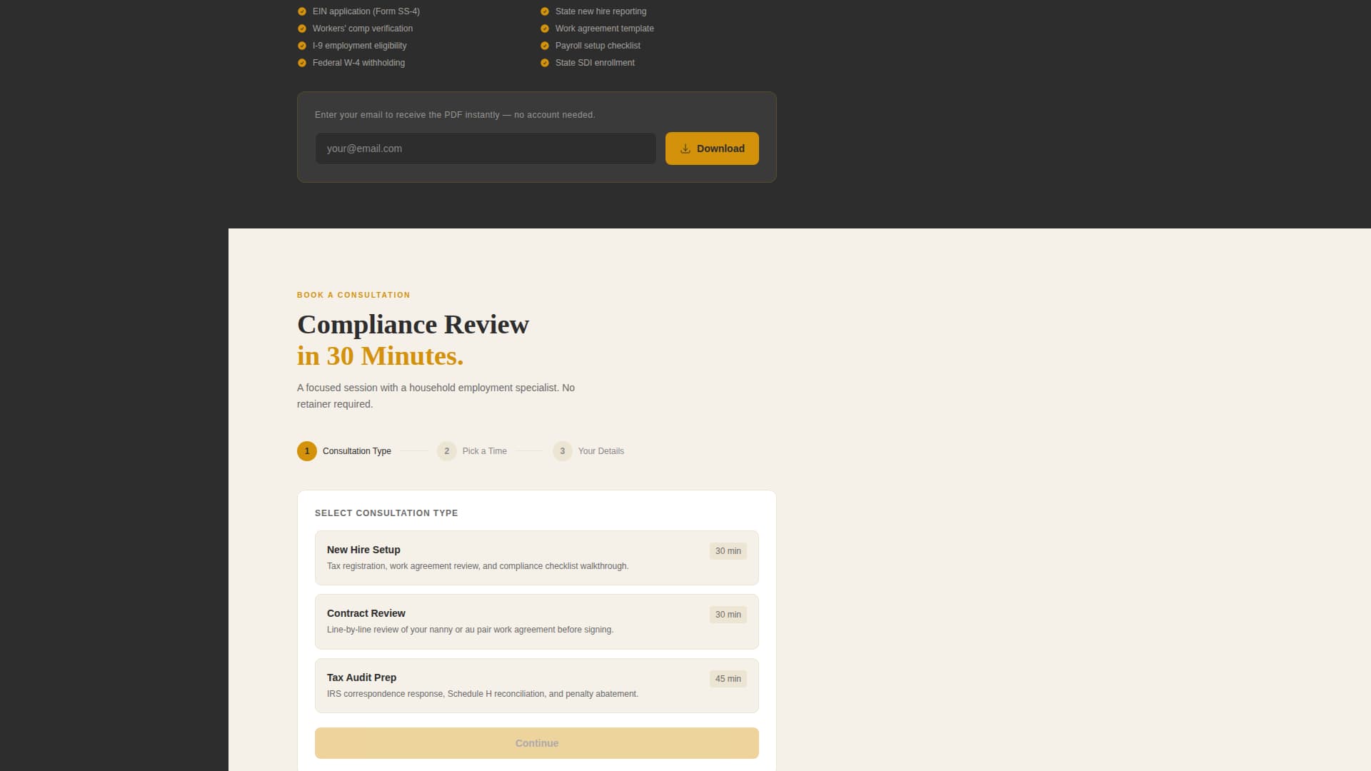 Shield - Authoritative Nannylaw Landing Page Template