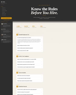 Shield - Authoritative Nannylaw Landing Page Template