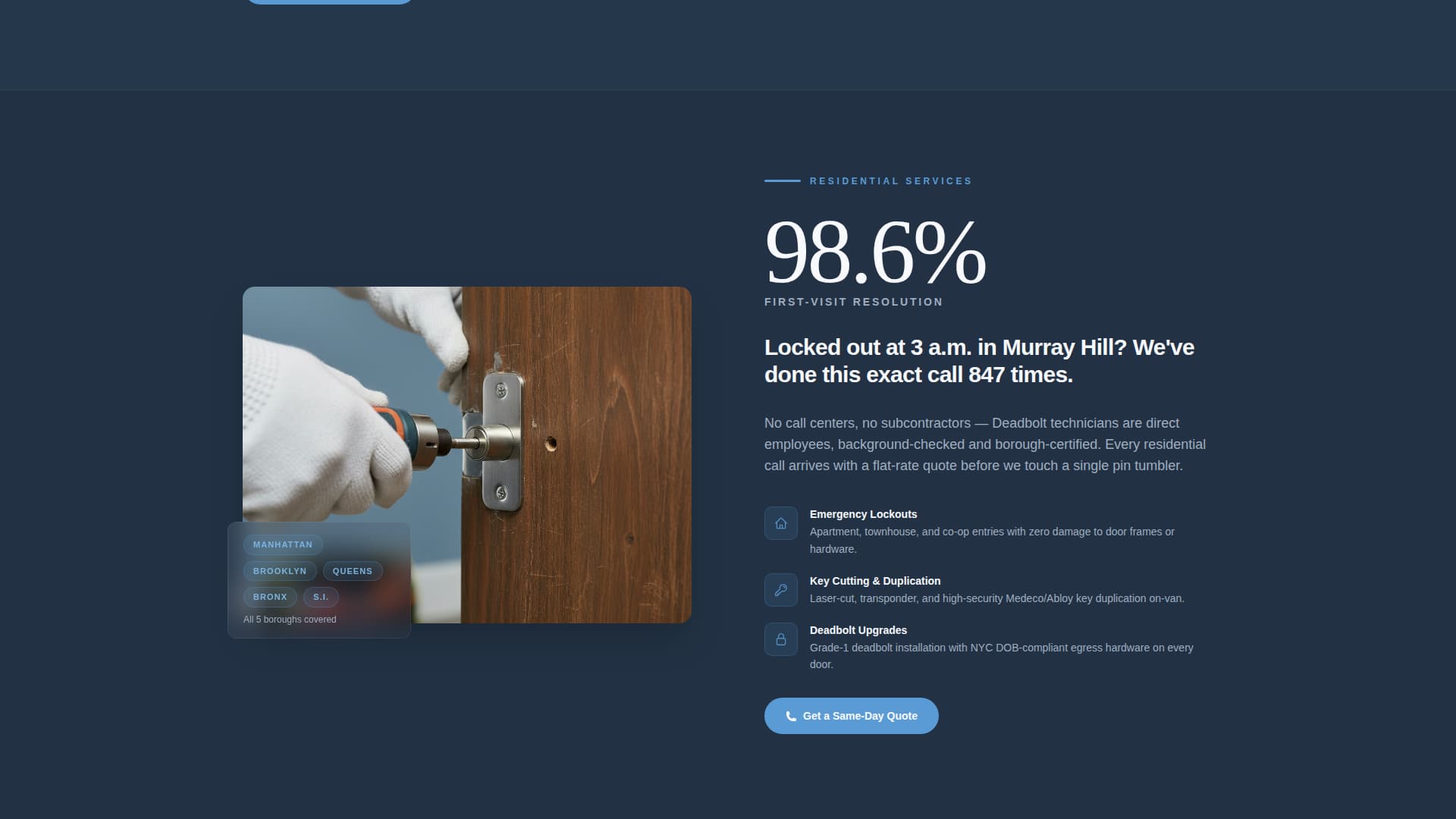 Keymaster — Expert Lock Repair Landing Page Template
