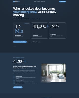 Keymaster — Expert Lock Repair Landing Page Template